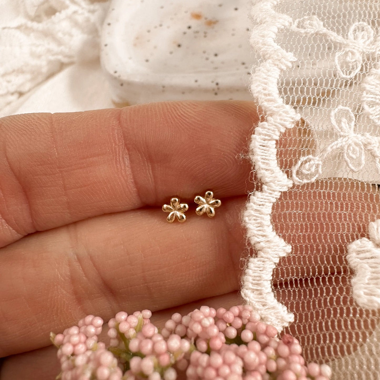 Mini Petal Studs Lise's Pieces