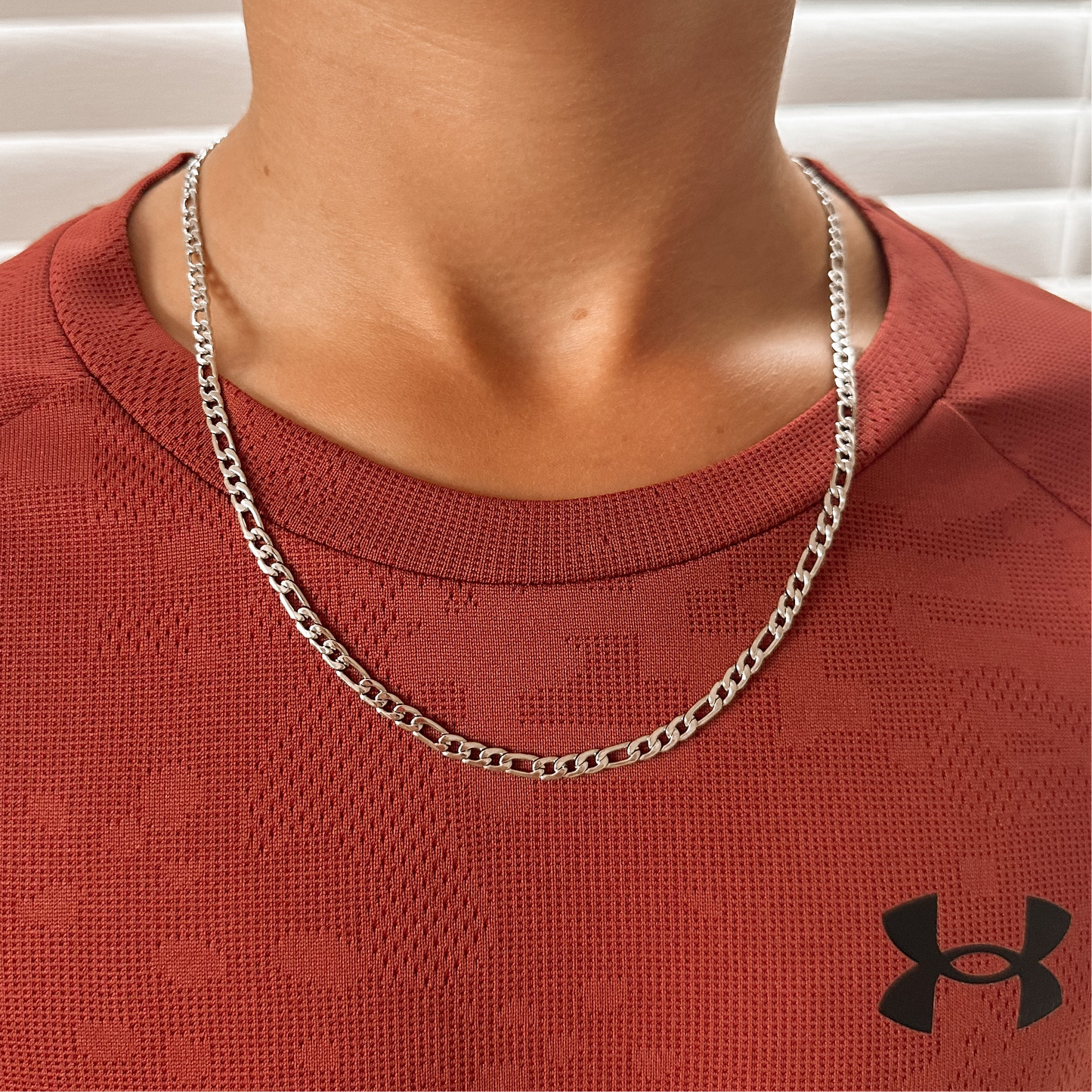 Boys (regular) Figaro Chain - gold or sterling silver