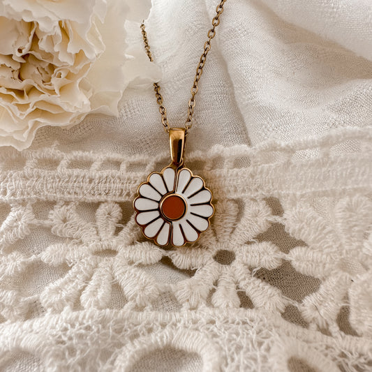 Teacher Bloom Necklace - hidden message