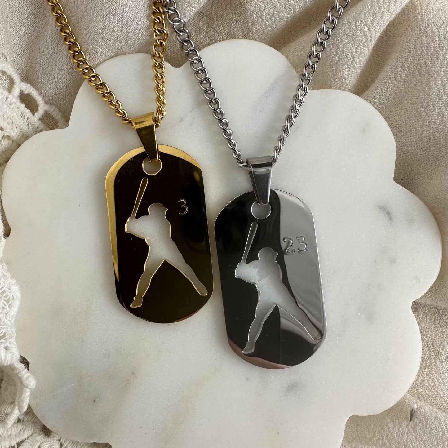 Baseball Necklace - plain (NO number)