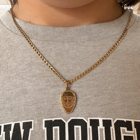 Goalie Mask Necklace