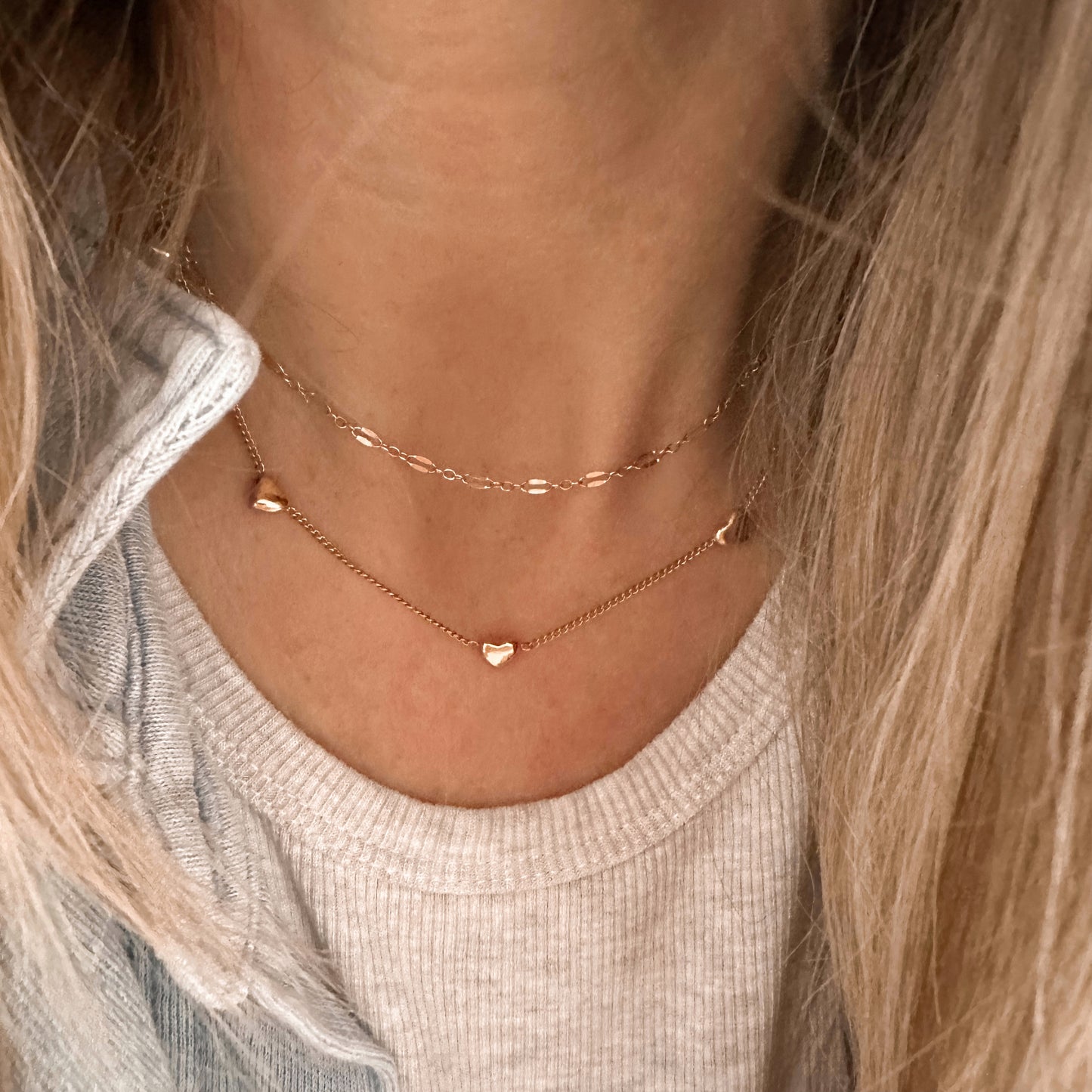 Heart adorned chain