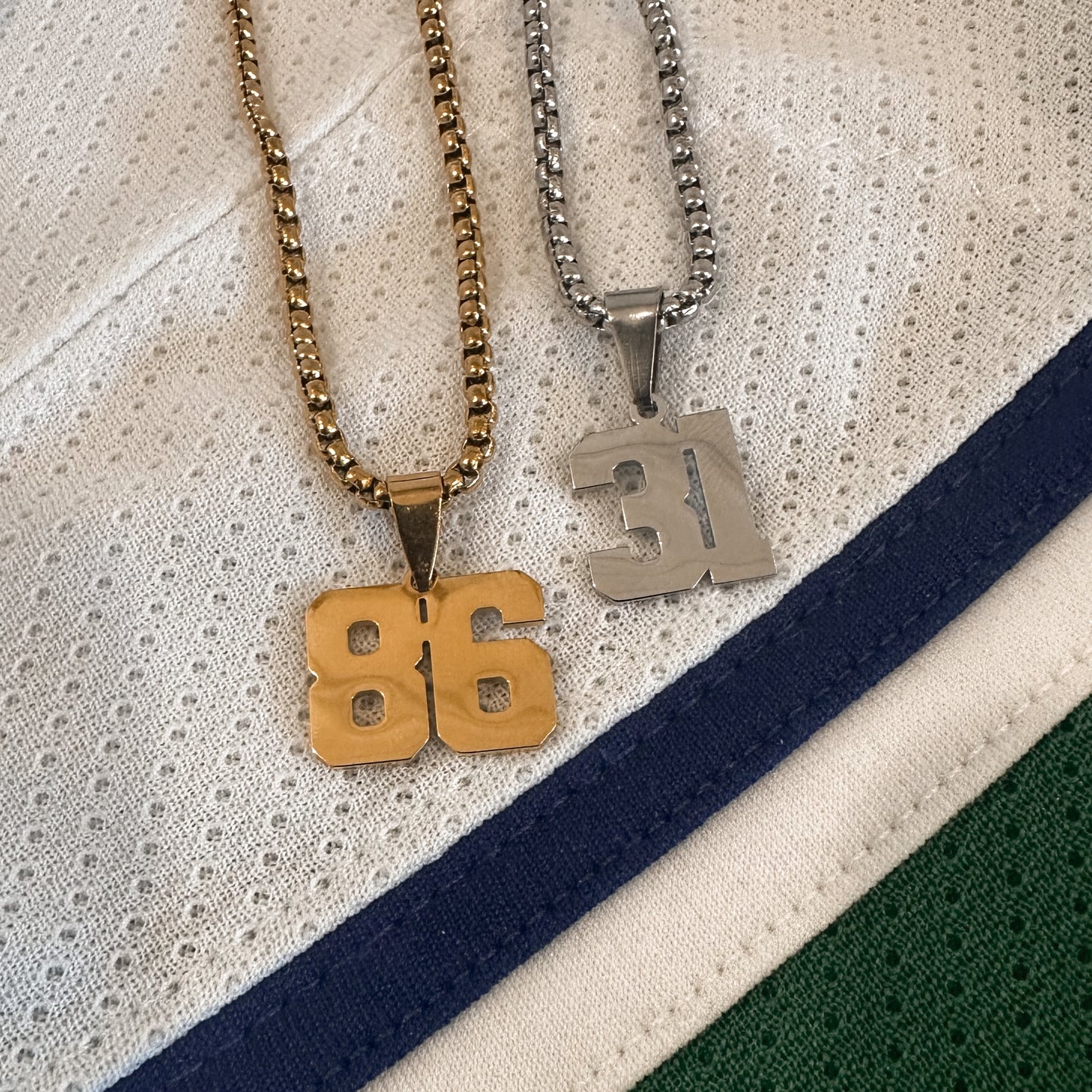 Jersey Number Necklace