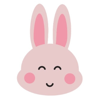 Blushing bunny screwbacks - Myzie collection