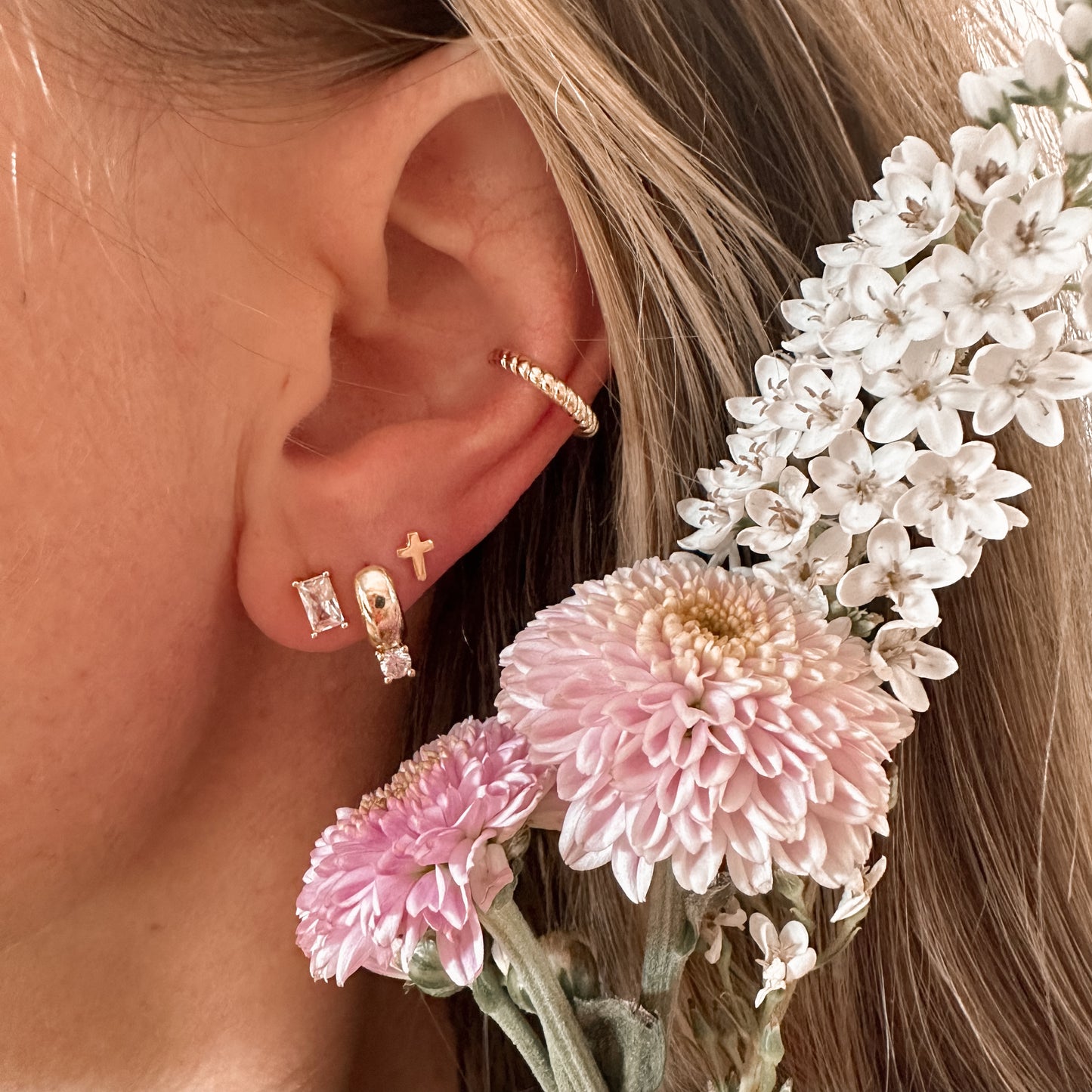 Mini Baguette studs