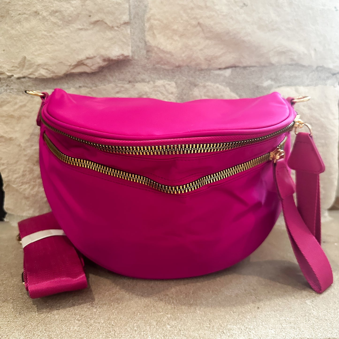 Oversized Crossbody - Fuchsia