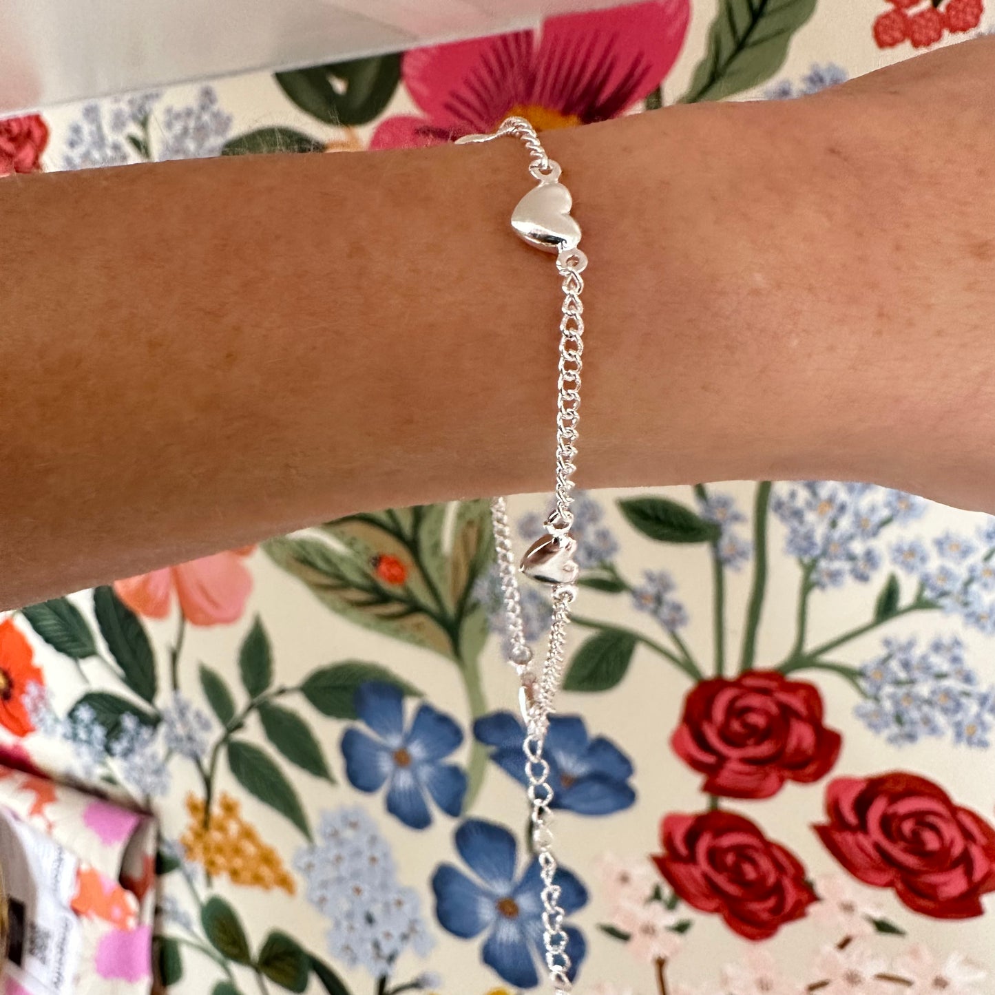 Sterling Heart Bracelet