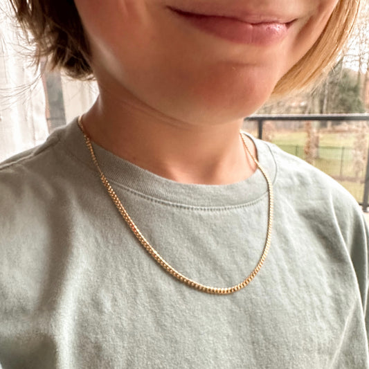 Boys mini Figaro chain