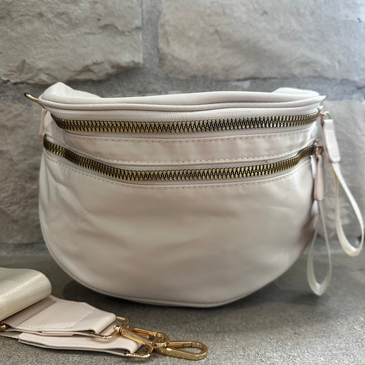 Oversized Crossbody - Cream