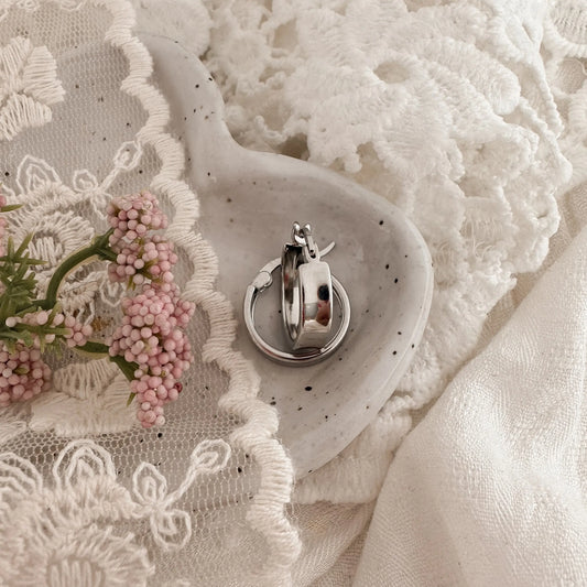 Ava Hoop - silver Lise's Pieces