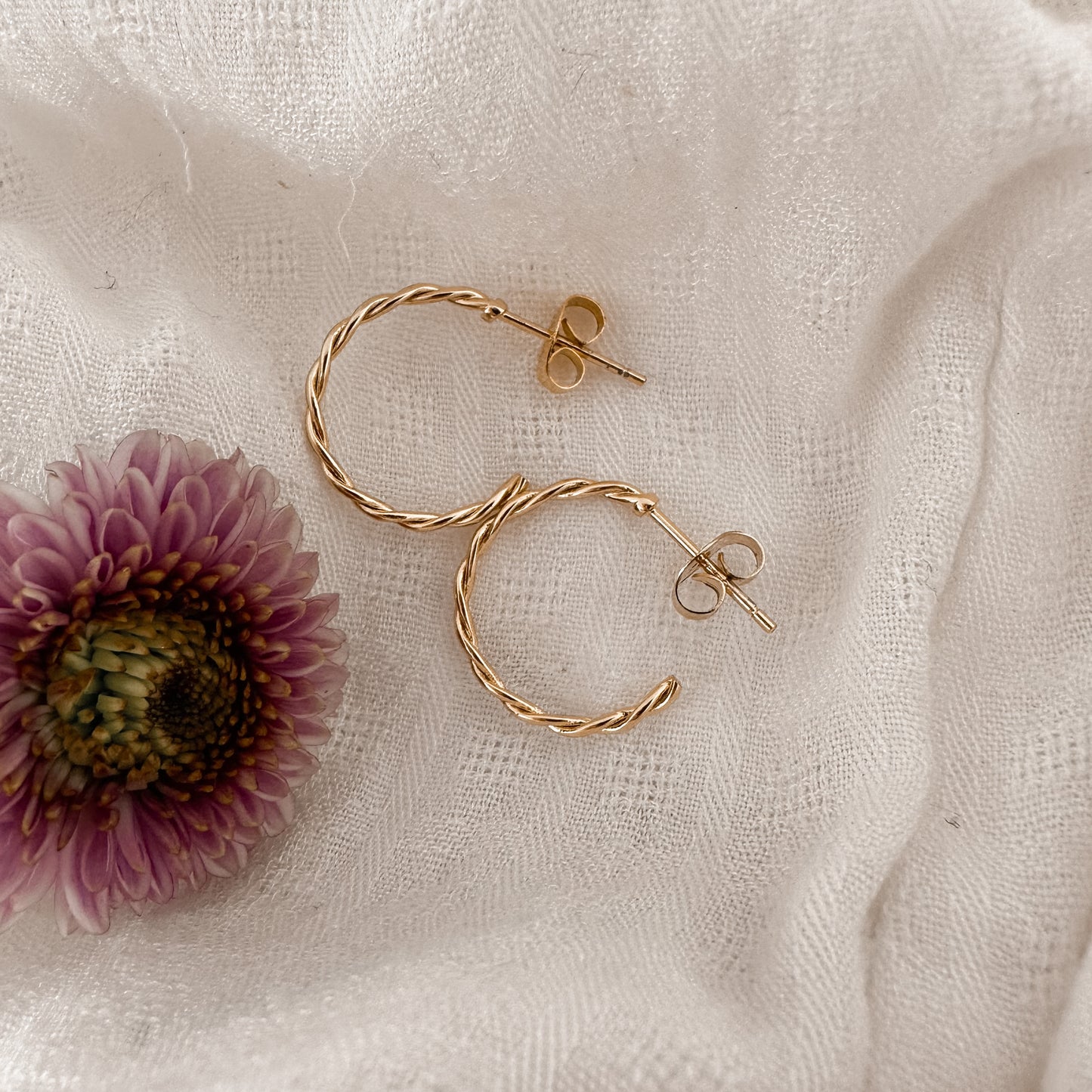 Twisted Wire Hoops