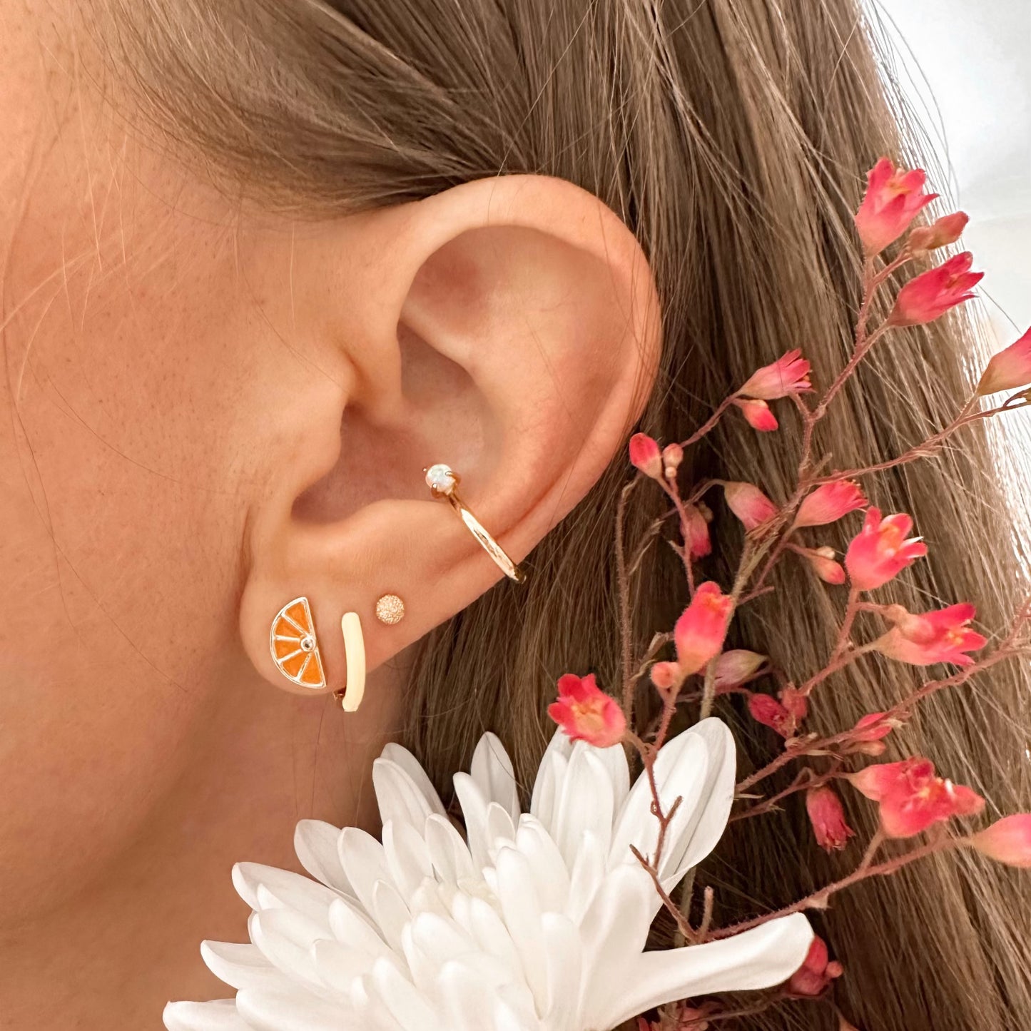 Opal ear cuff - set of TWO!