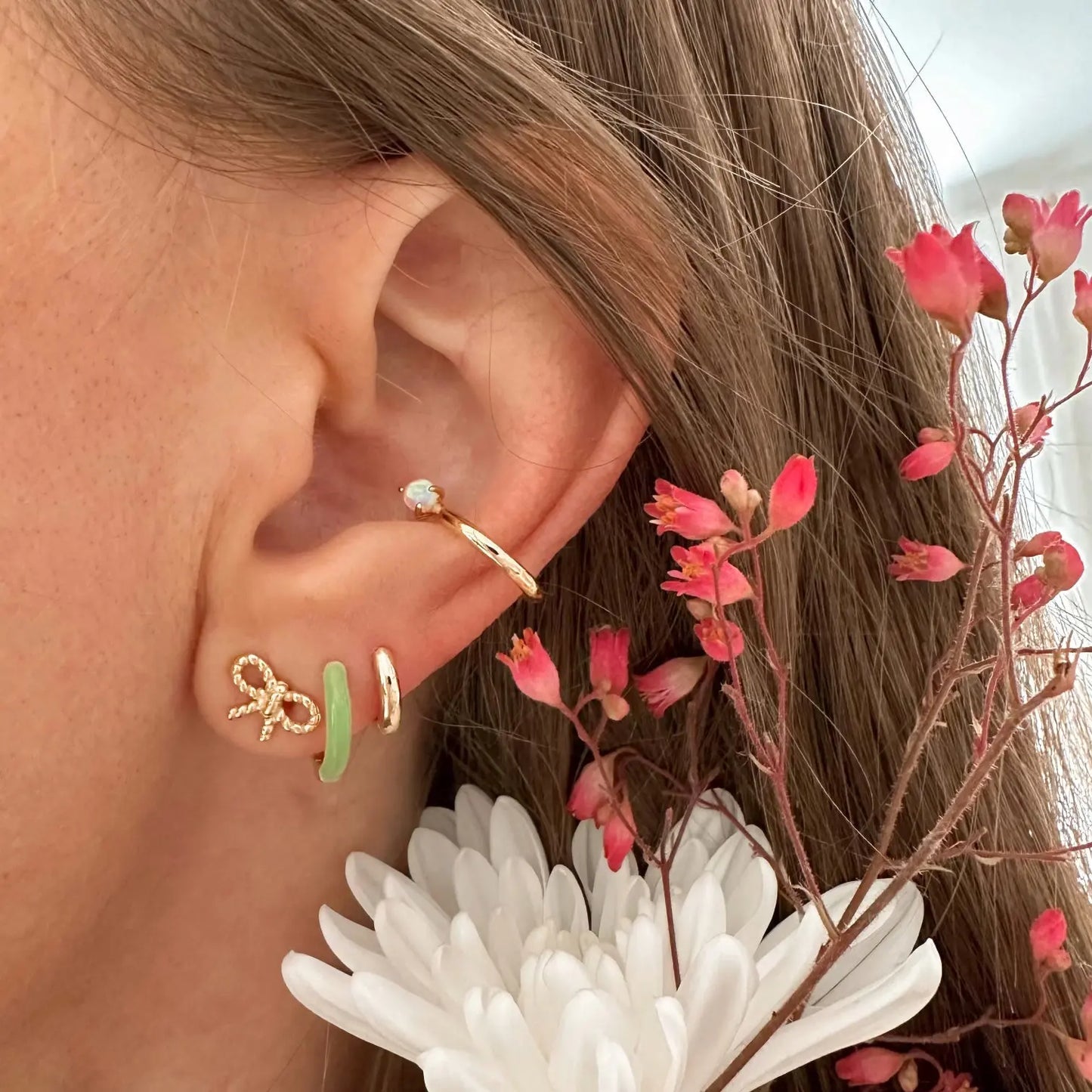 Opal ear cuff - set of TWO! Lise's Pieces