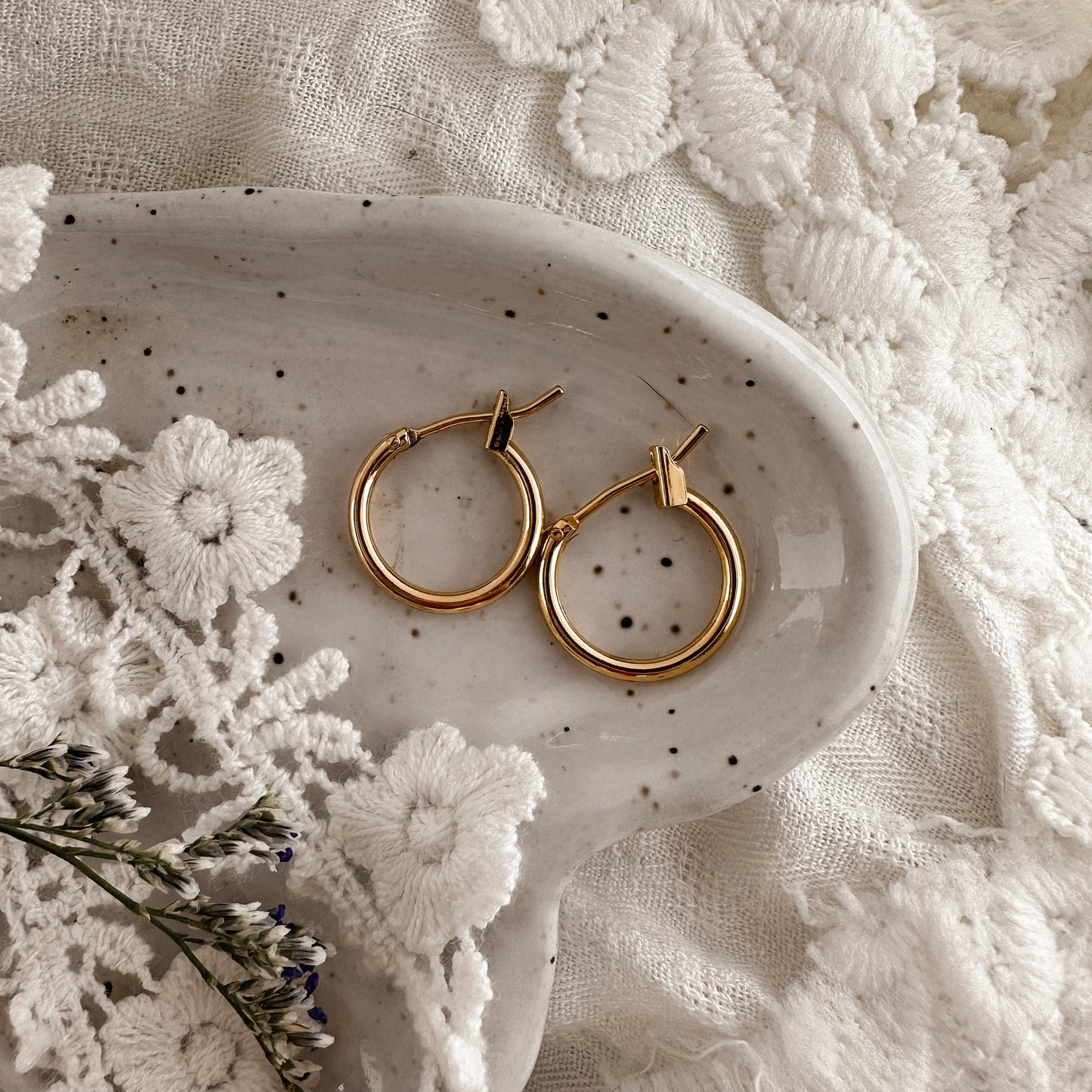 Classic French Hoops - 14mm