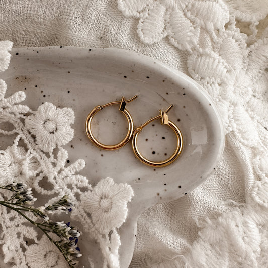 Classic French Hoops - 14mm