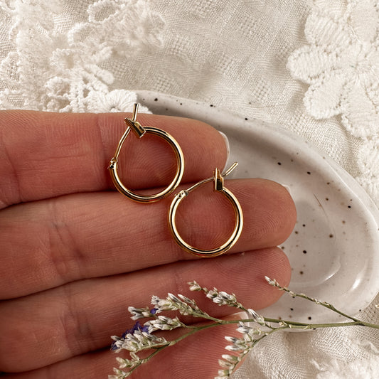 Classic French Hoops - 14mm