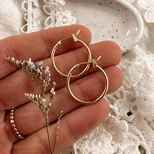 Classic French Hoops - 20mm