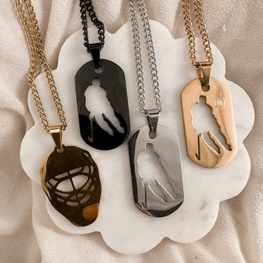 Hockey Necklace (plain - no #)