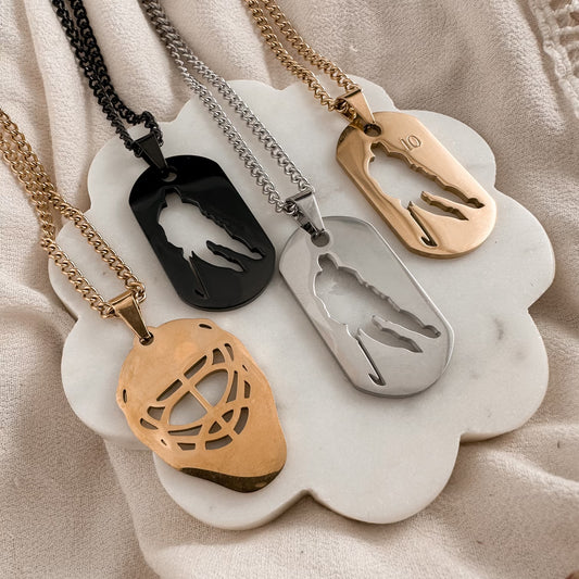 Hockey Necklace (plain - no #)