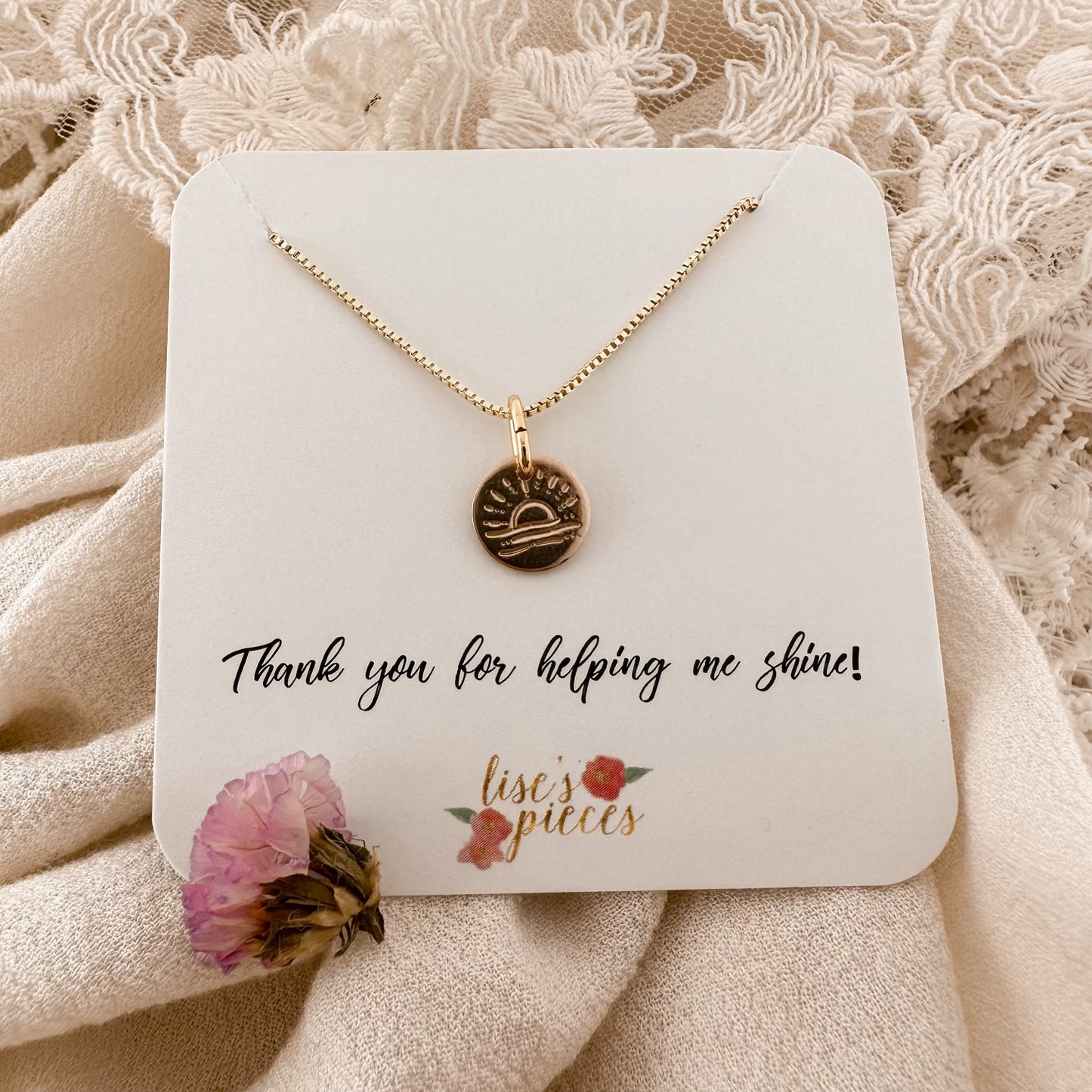 Teacher shine necklace