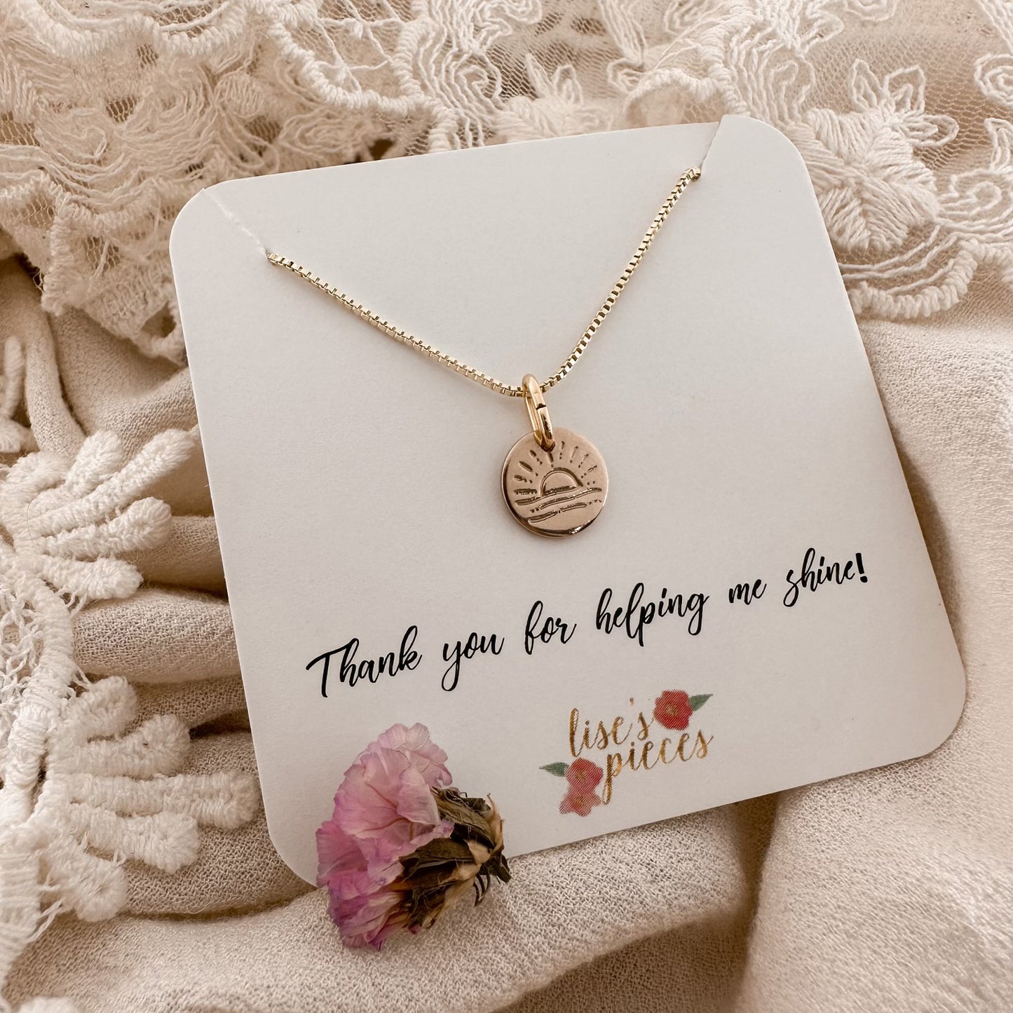 Teacher shine necklace