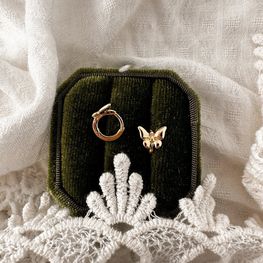 Golden Butterfly Huggies Lise's Pieces