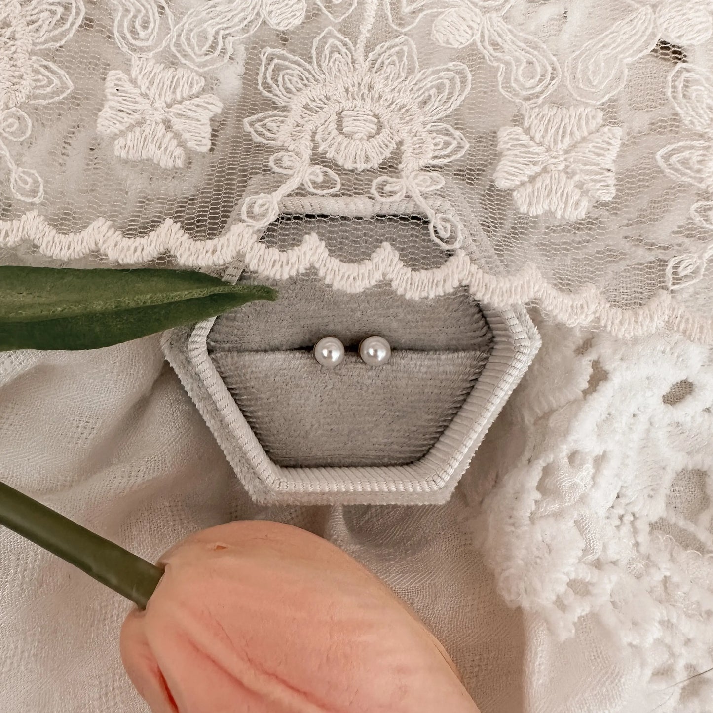 Pearl screwbacks Lise's Pieces
