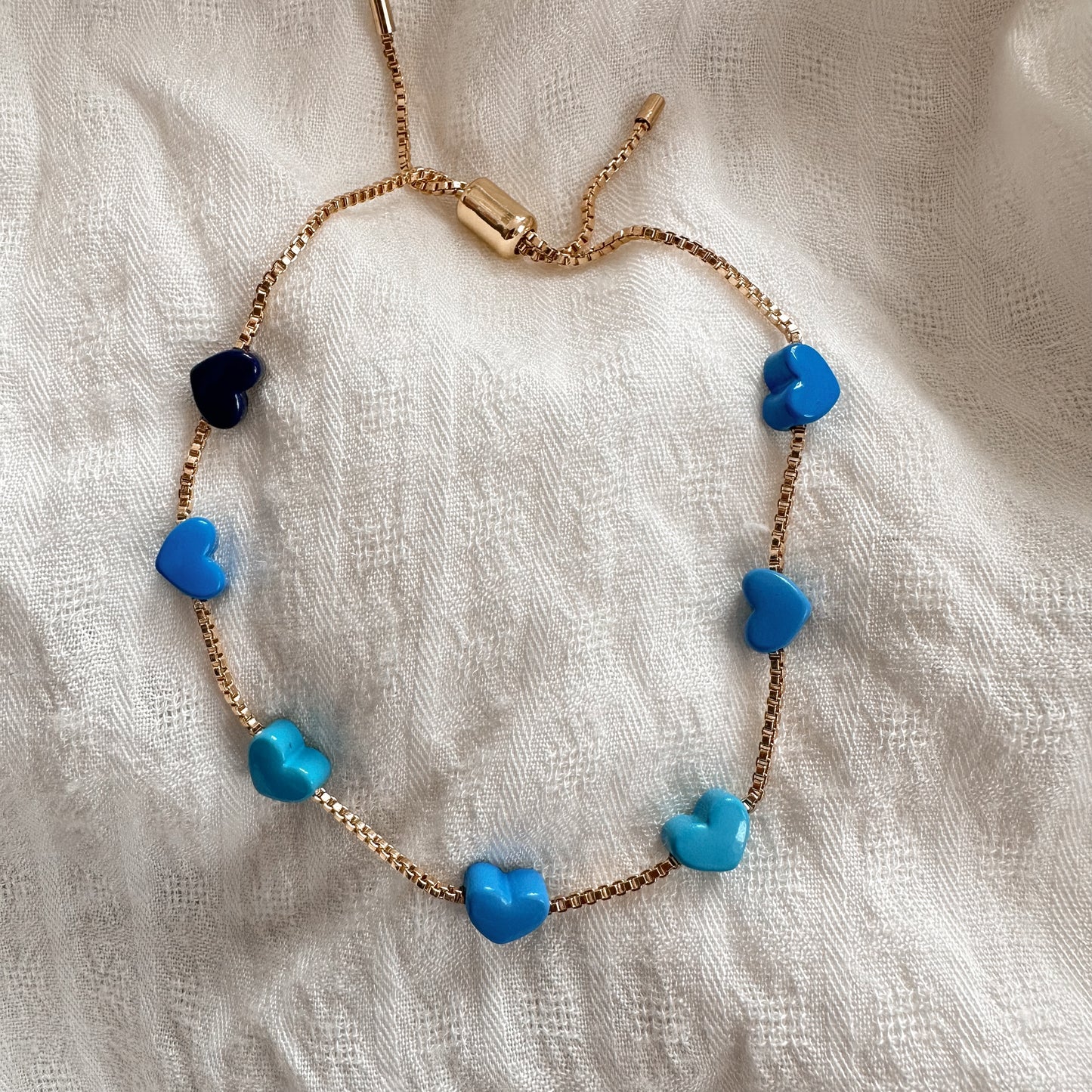 Enamel Heart bracelet