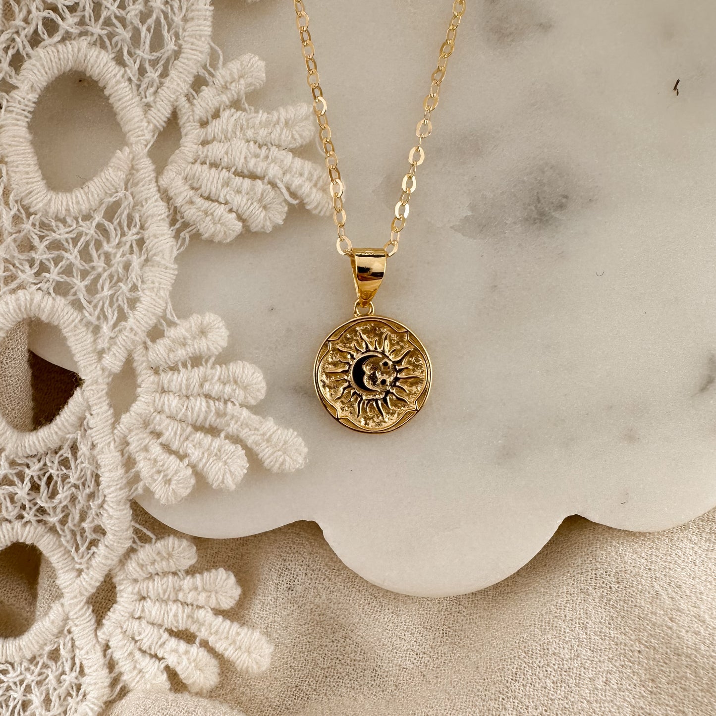 Sun & Moon pendant