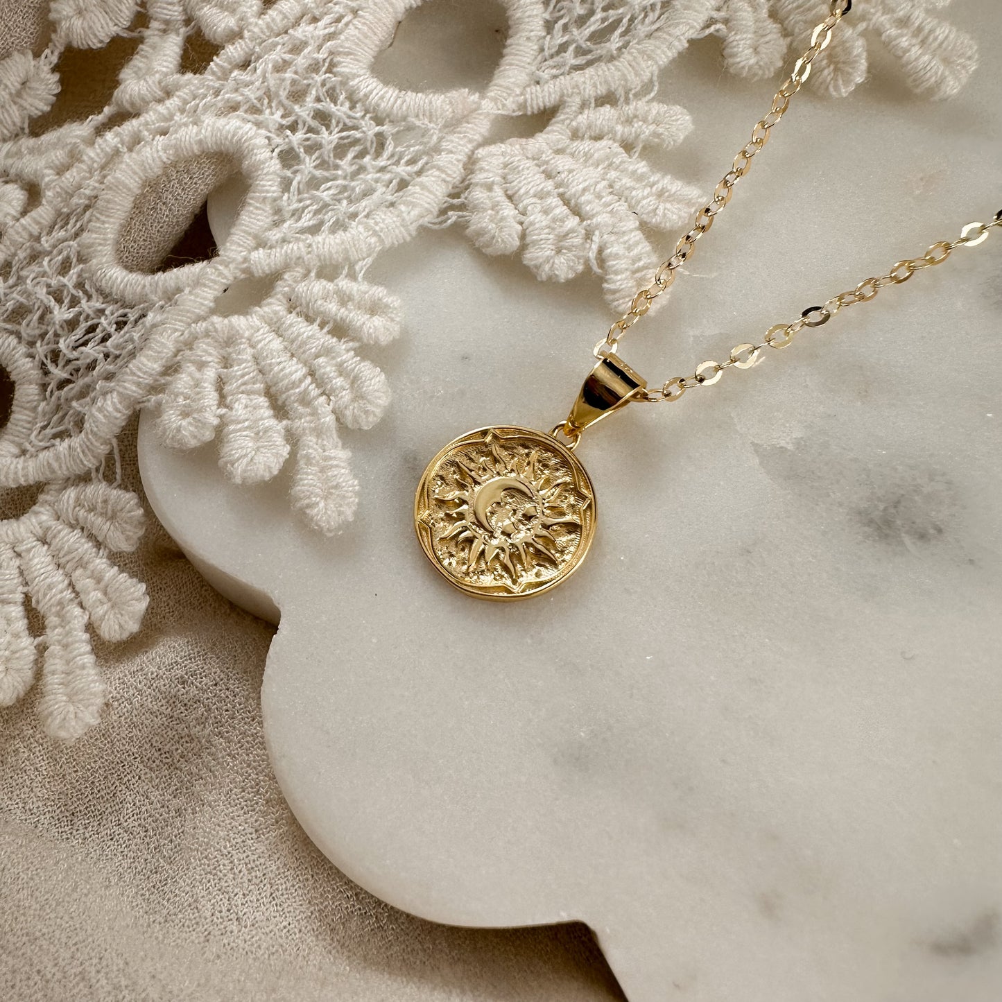 Sun & Moon pendant