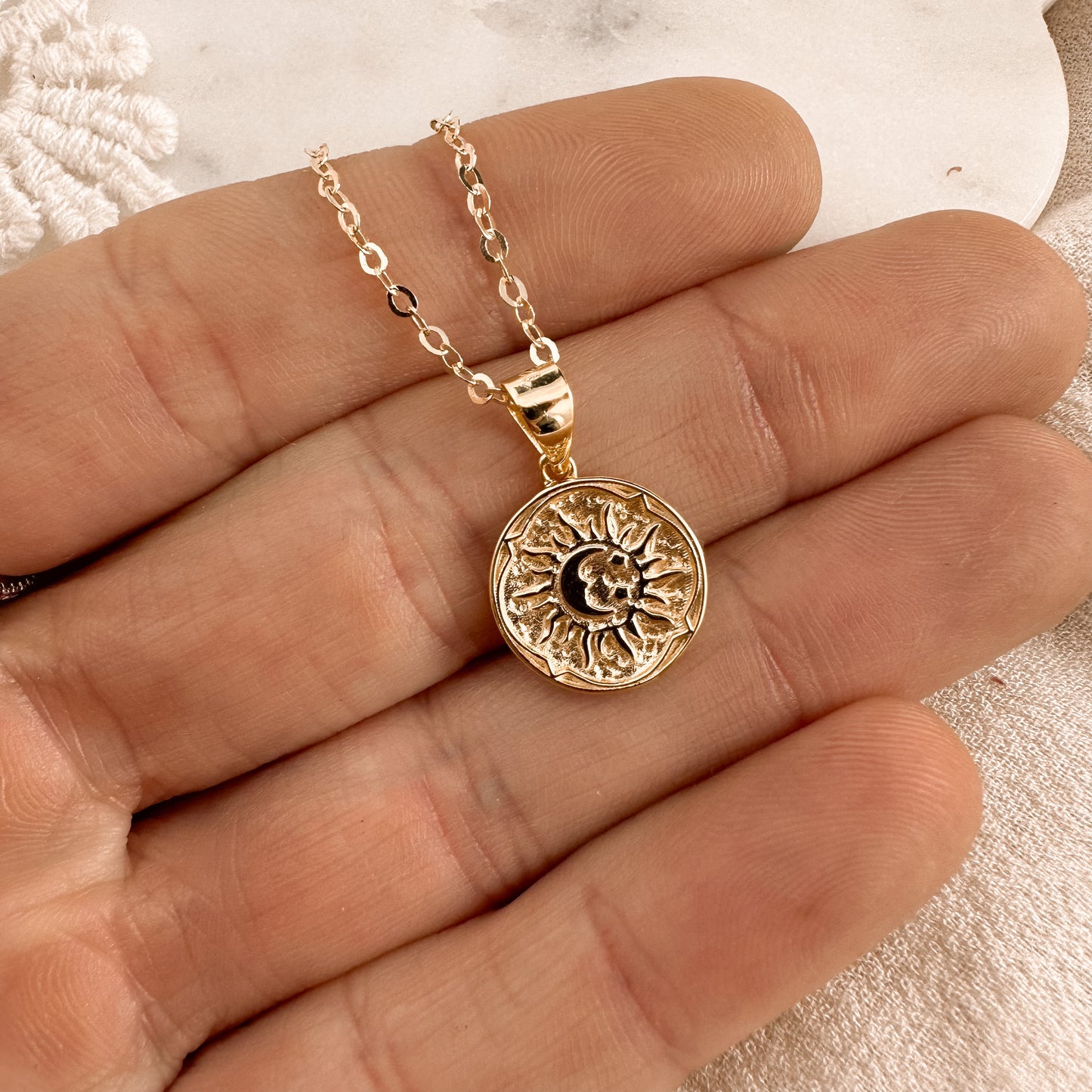 Sun & Moon pendant