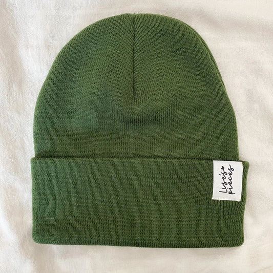 Army green toque Lise's Pieces