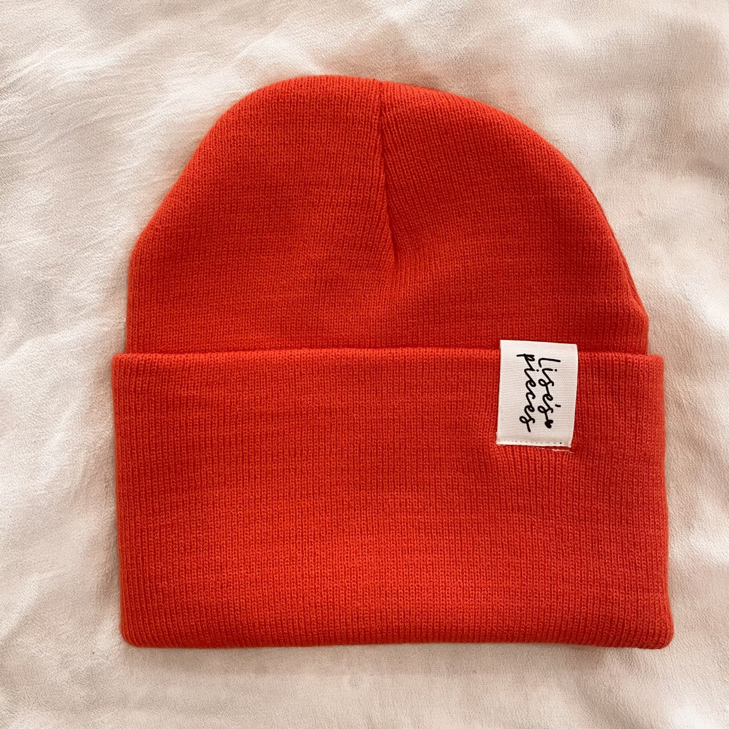 Burnt orange toque