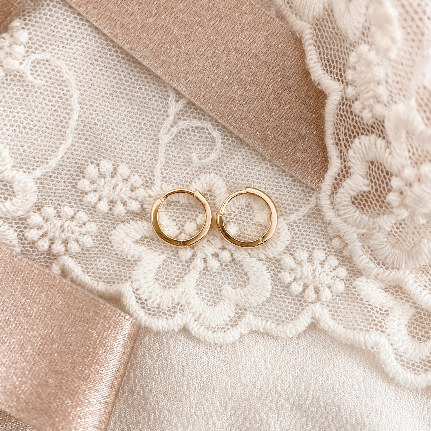 baby snap huggies - 9mm gold