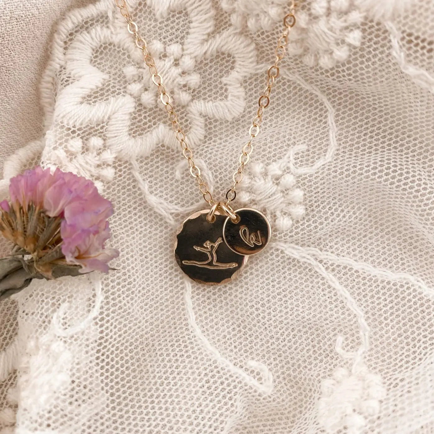 Gymnast necklace Lise's Pieces