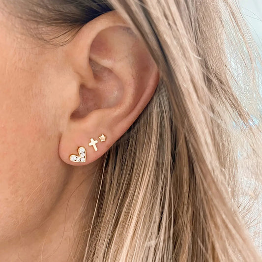 Tiny star studs - Gold Lise's Pieces