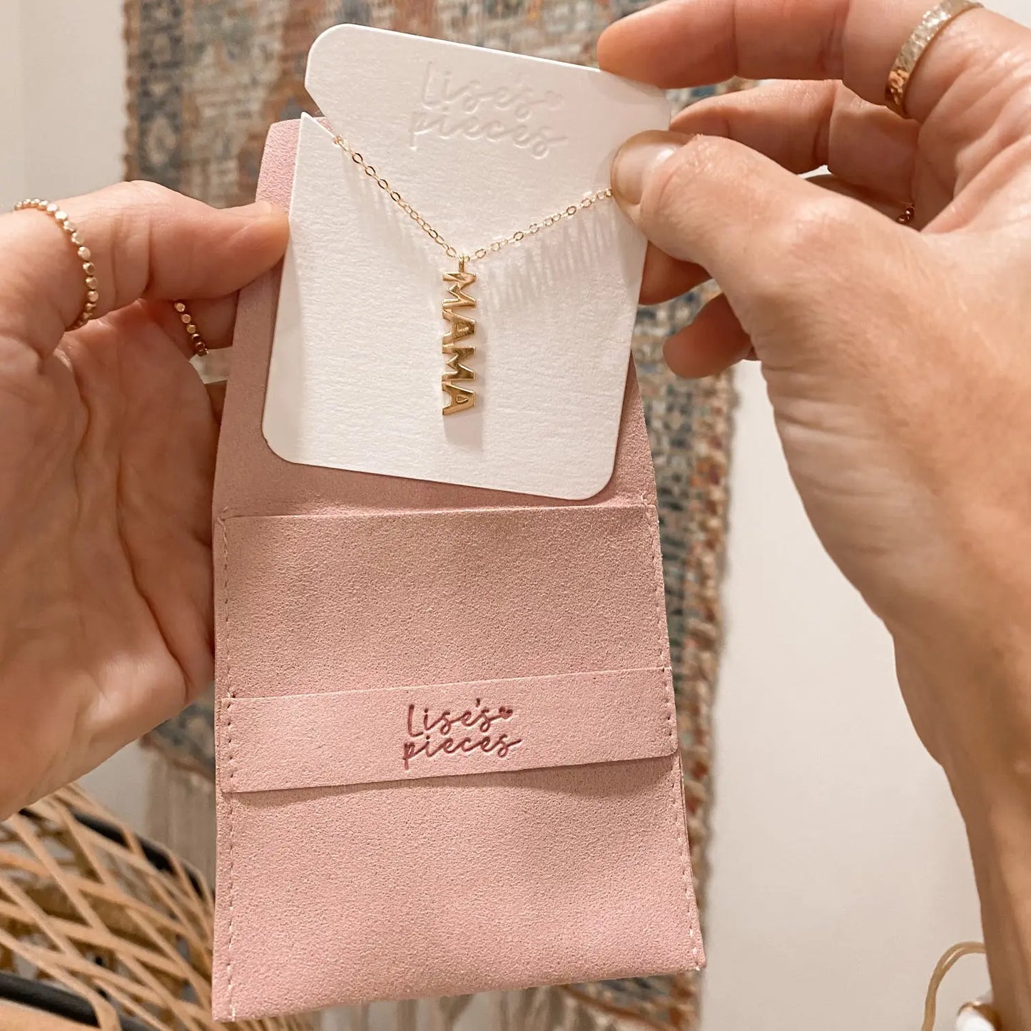 Mama drop necklace Lise's Pieces