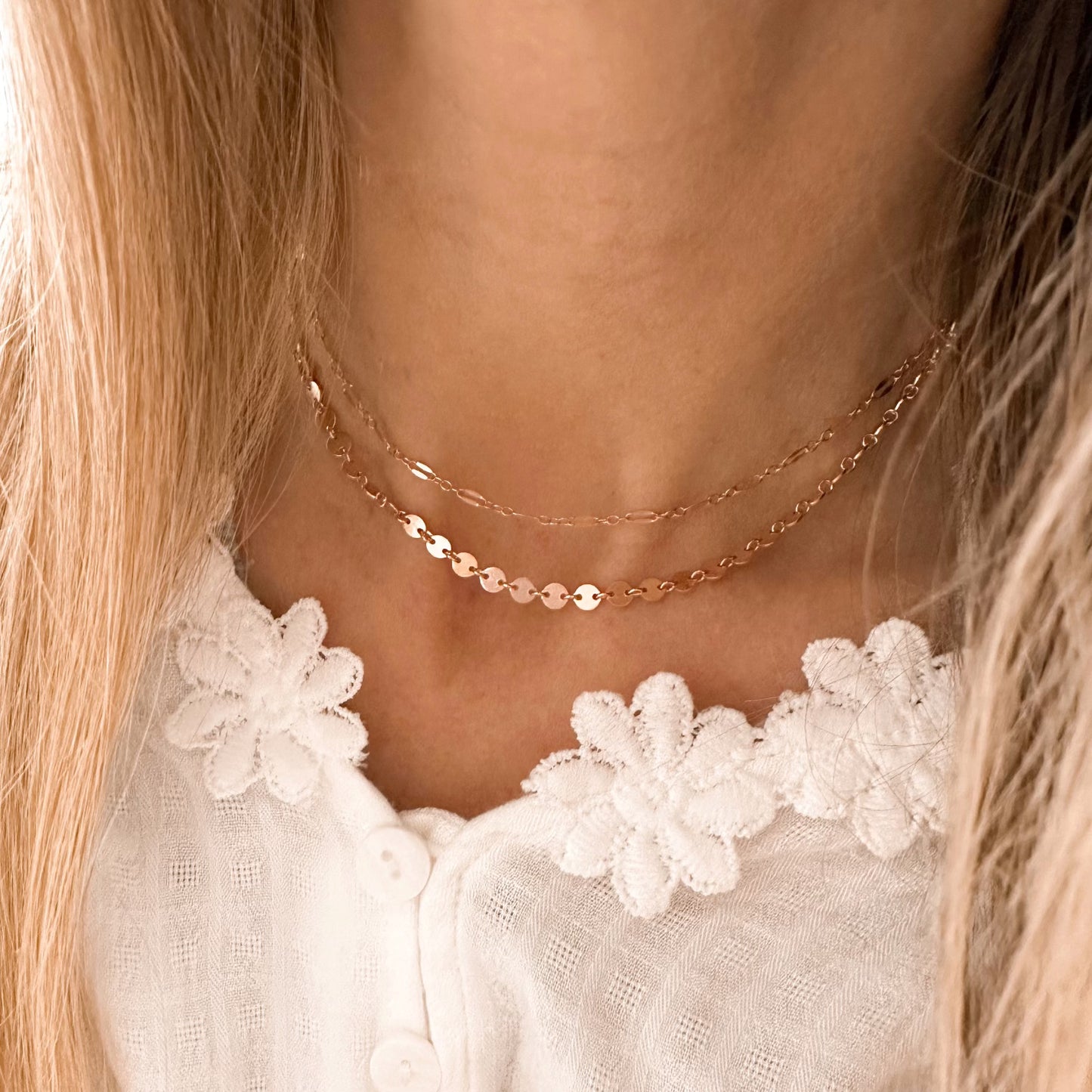 Clara Choker / gold + silver