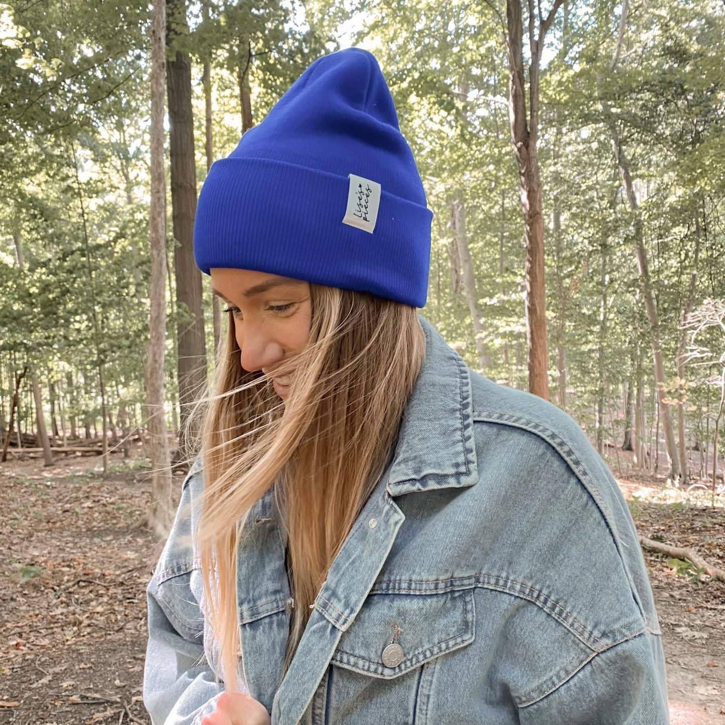 Cobalt blue toque