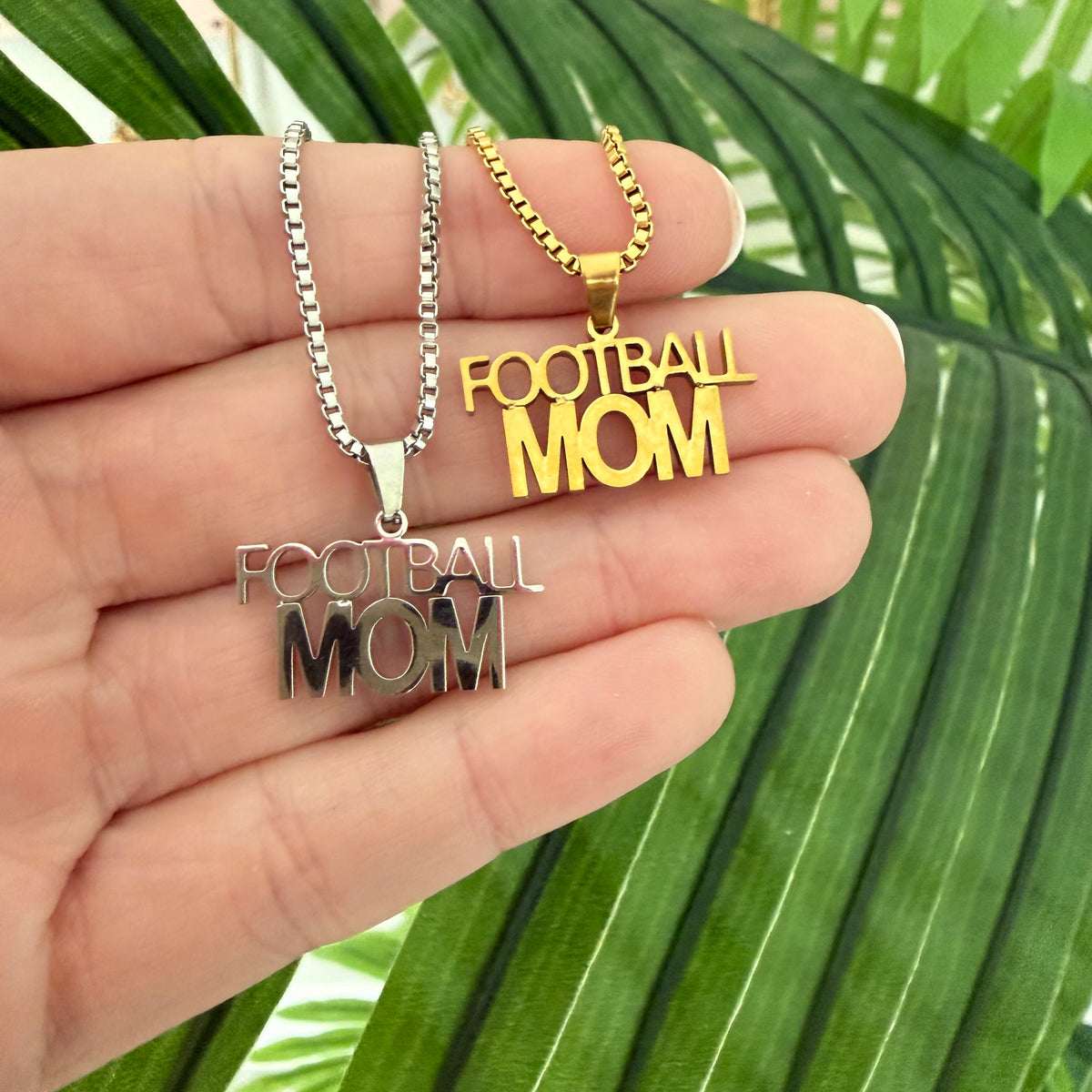 Football Mom Necklace Lise's Pieces