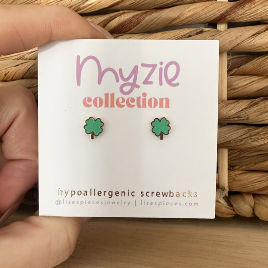 Four Leaf Clover Screwbacks