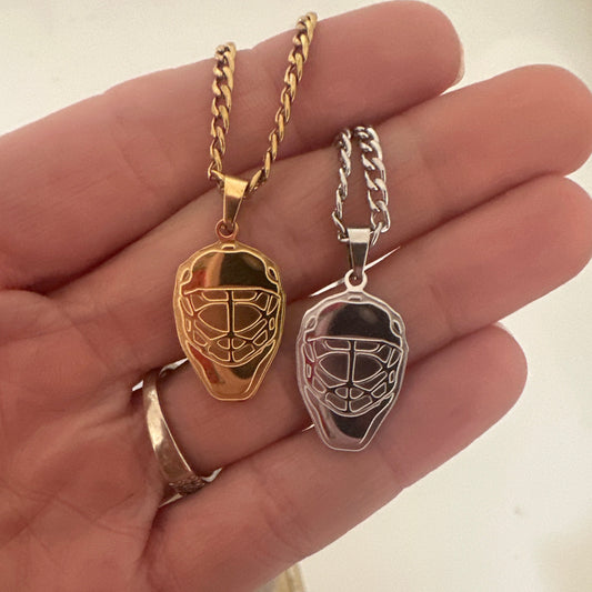 Goalie Mask Necklace