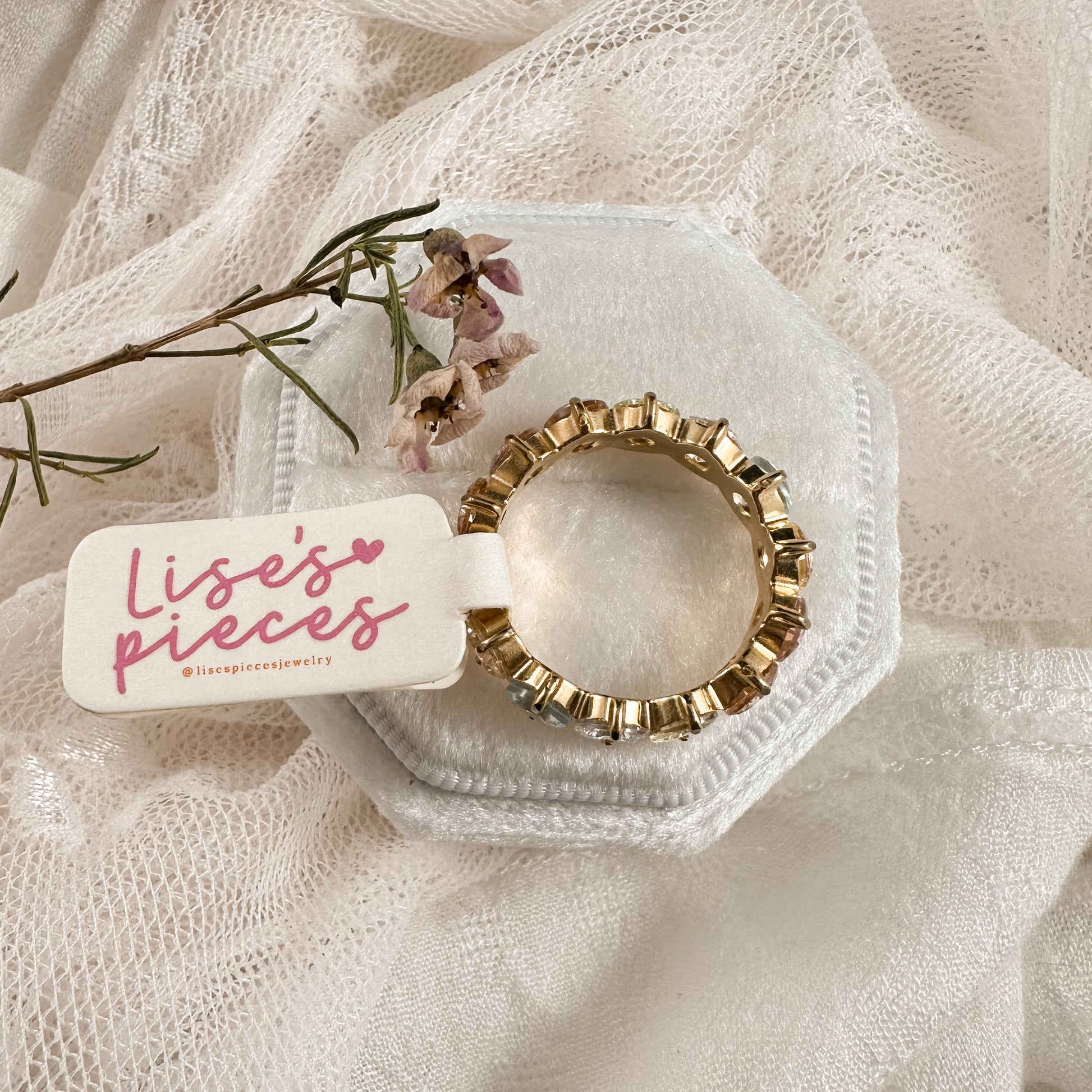 Sorbet crystal band Lise's Pieces