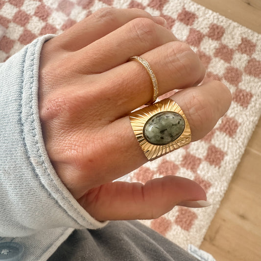 Evergreen Cuff Ring Lise's Pieces