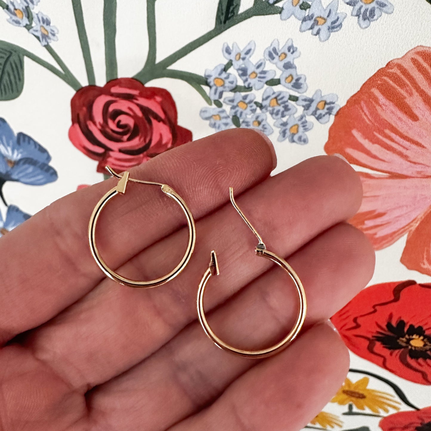Classic French Hoops - 14mm