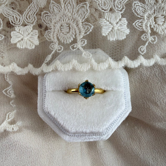Aqua Gemstone Ring Lise's Pieces