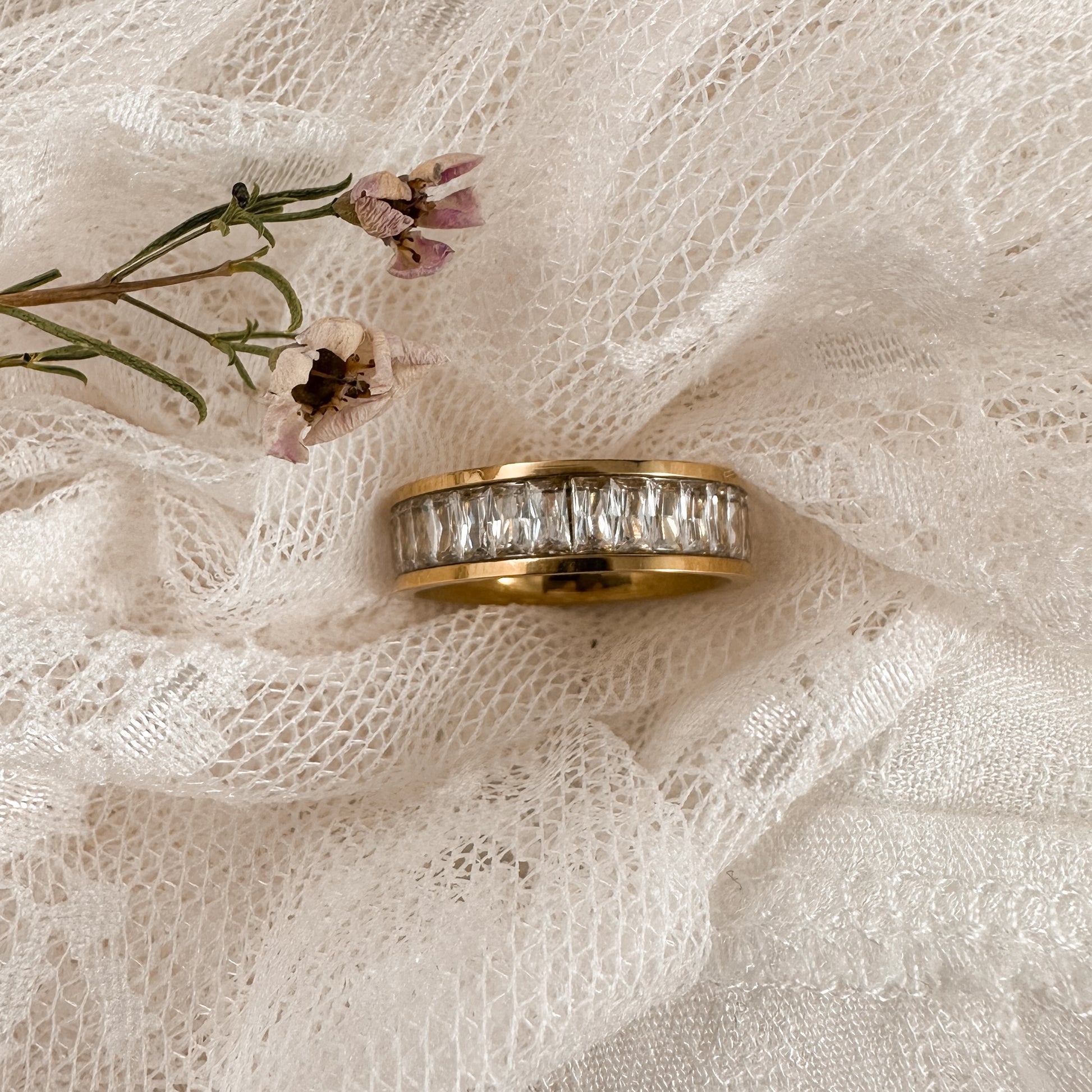 Baguette crystal band Lise's Pieces