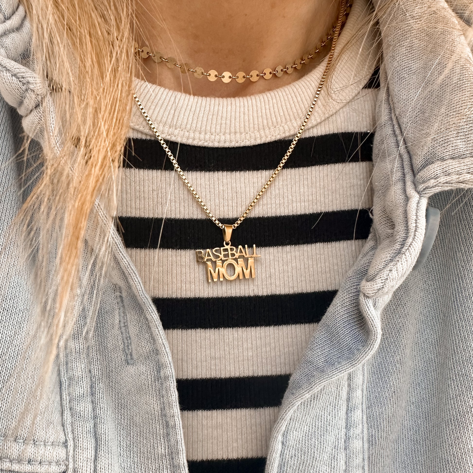 Baseball Mom necklace Lise's Pieces