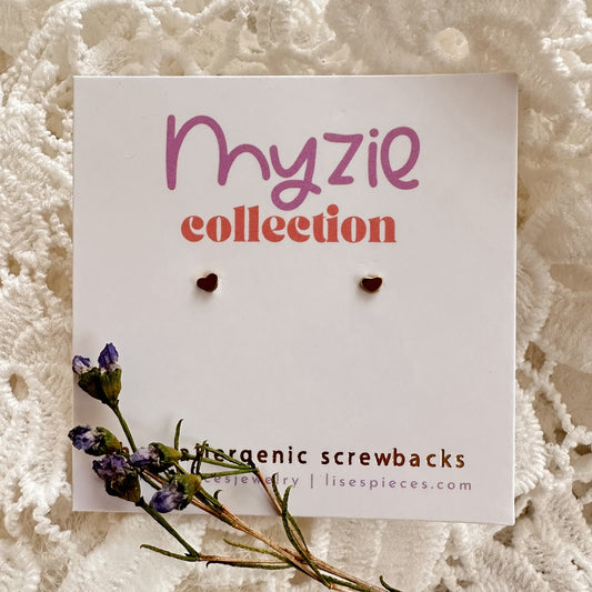 Tiny Heart Screwbacks