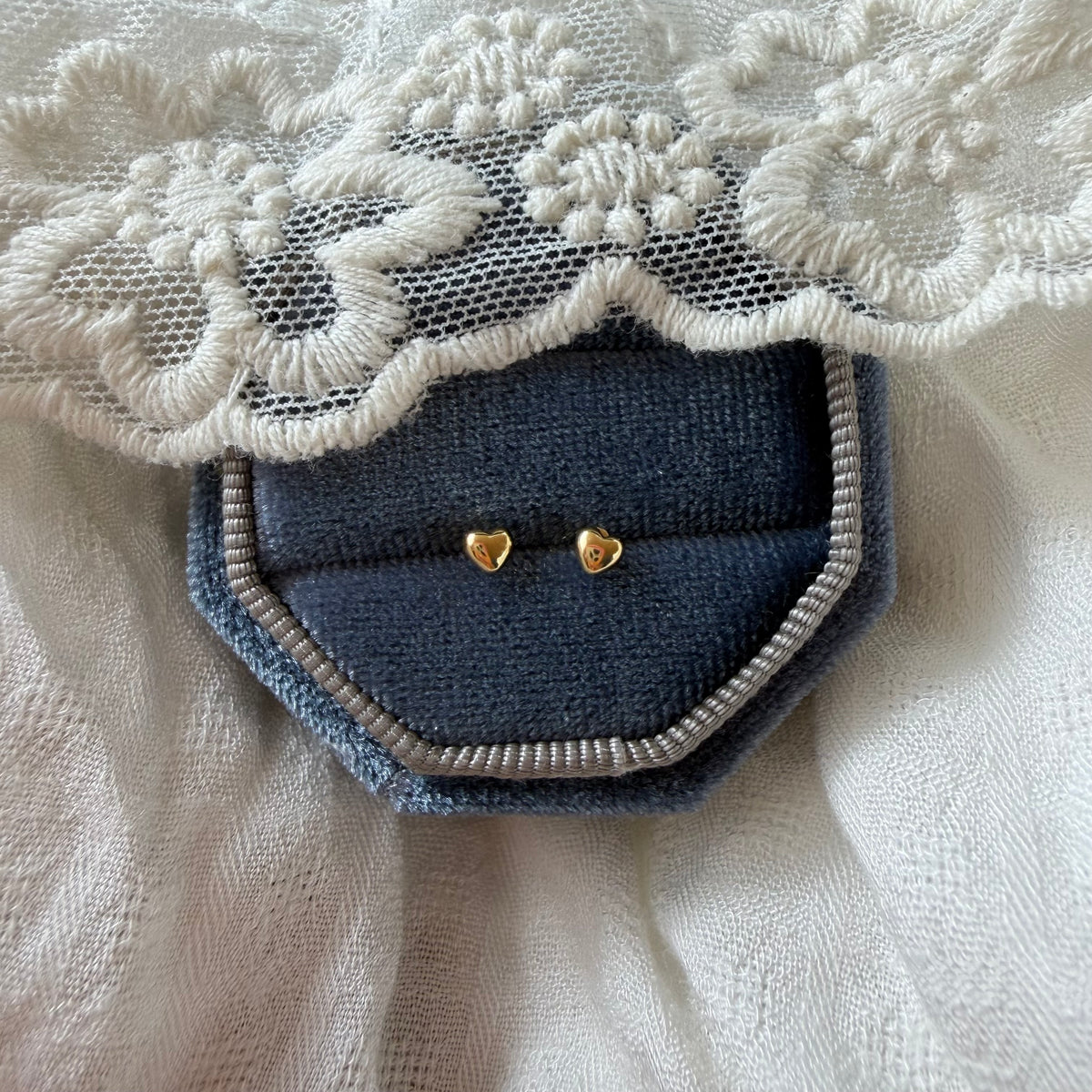 Teeny Heart Studs Lise's Pieces